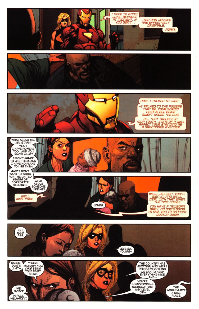 Luke Cage compares the registration act to slavery