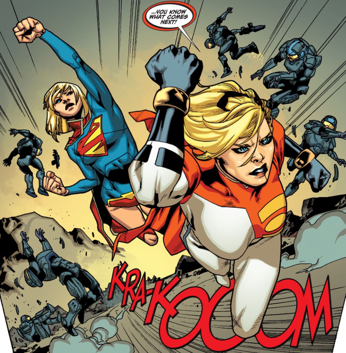 Supergirl & Powergirl vs. Appex
