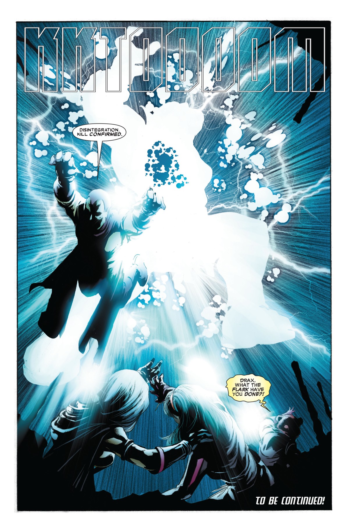 Drax the Destroyer vaporizes Thanos with an antimatter bomb (The Thanos Imperative #3, 2010)