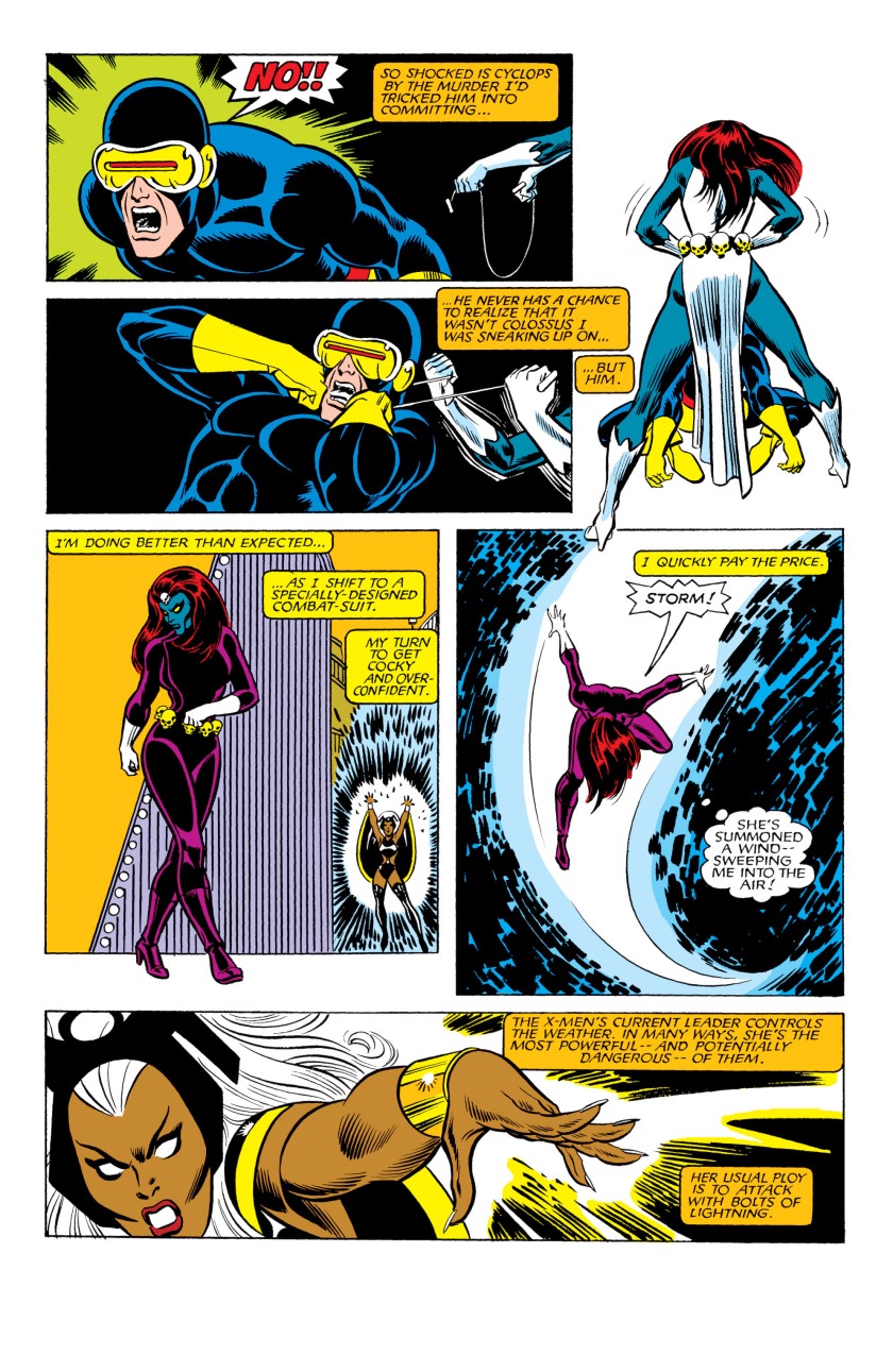 mystique fights x-men 