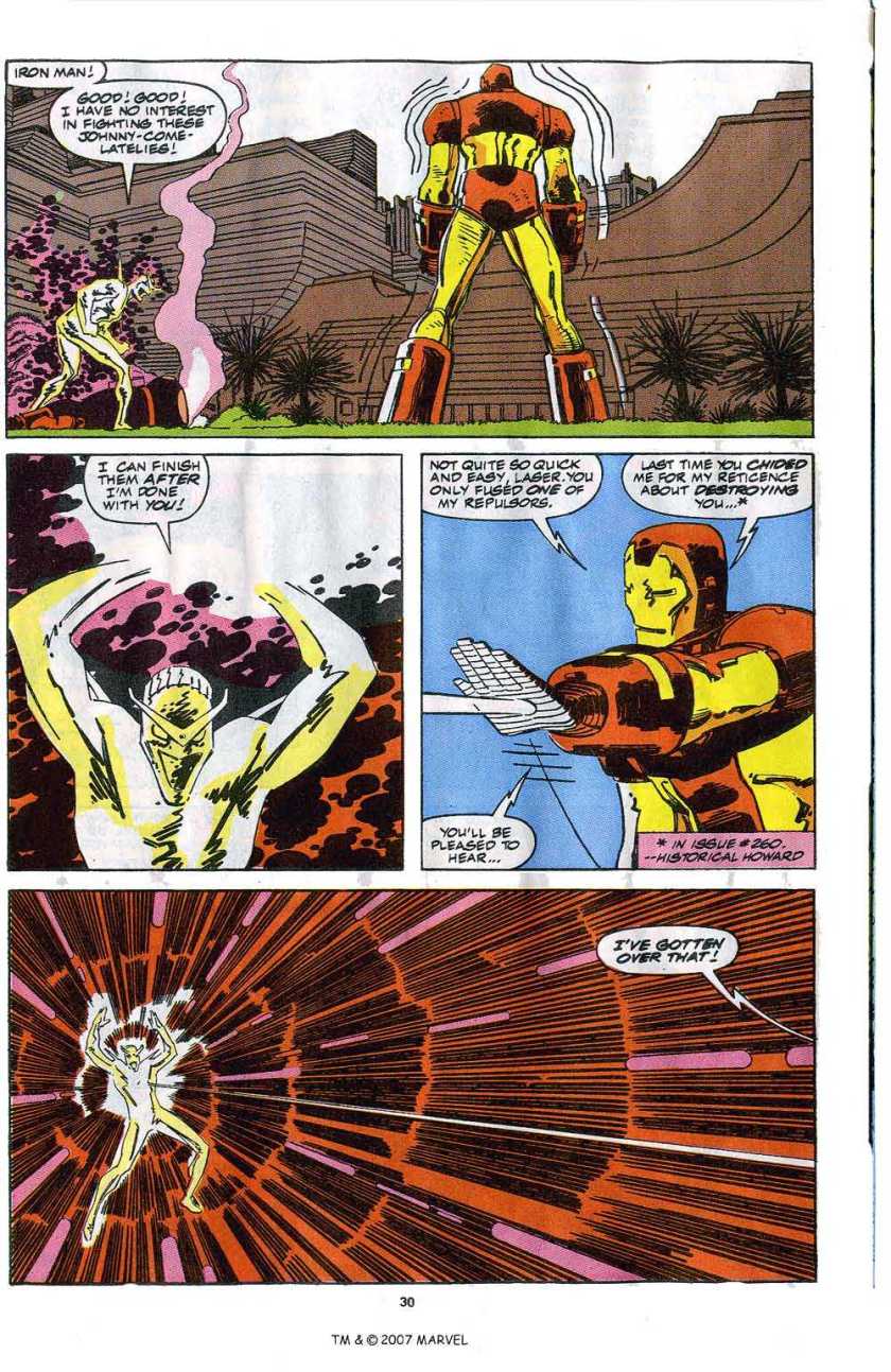 Iron Man vs. Living Laser