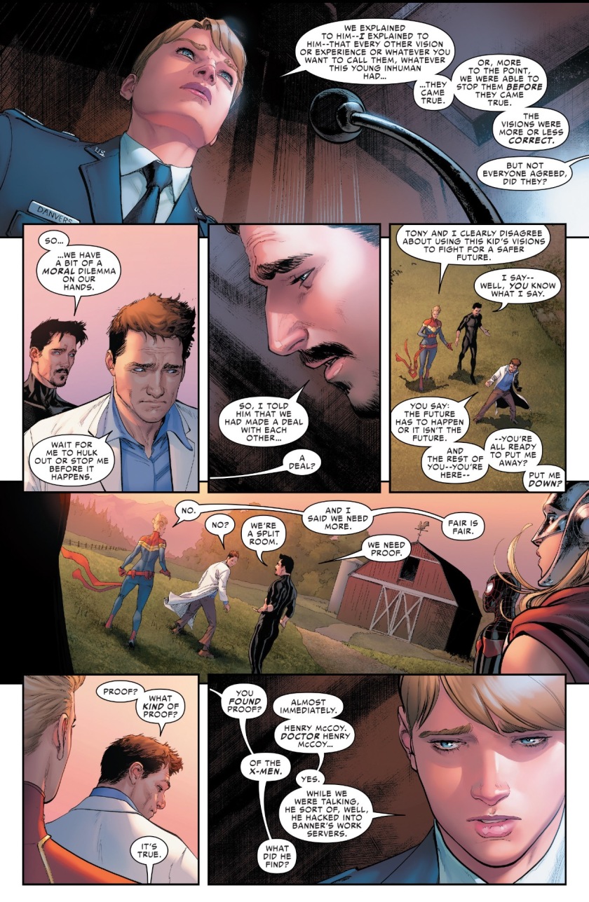 Tony Stark, Carol Danvers Civil War 2, Marvel